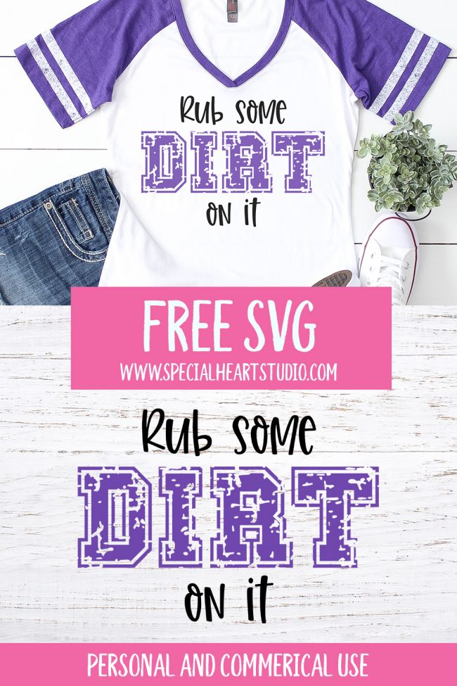 Rub Dirt On It Youth T-Shirt - Vintage Baseball Style Red Tee