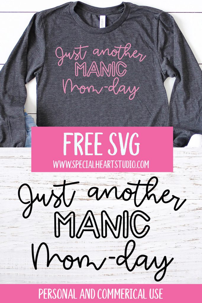 just another manic mom day shirt