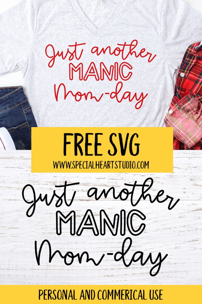 just another manic mom day shirt