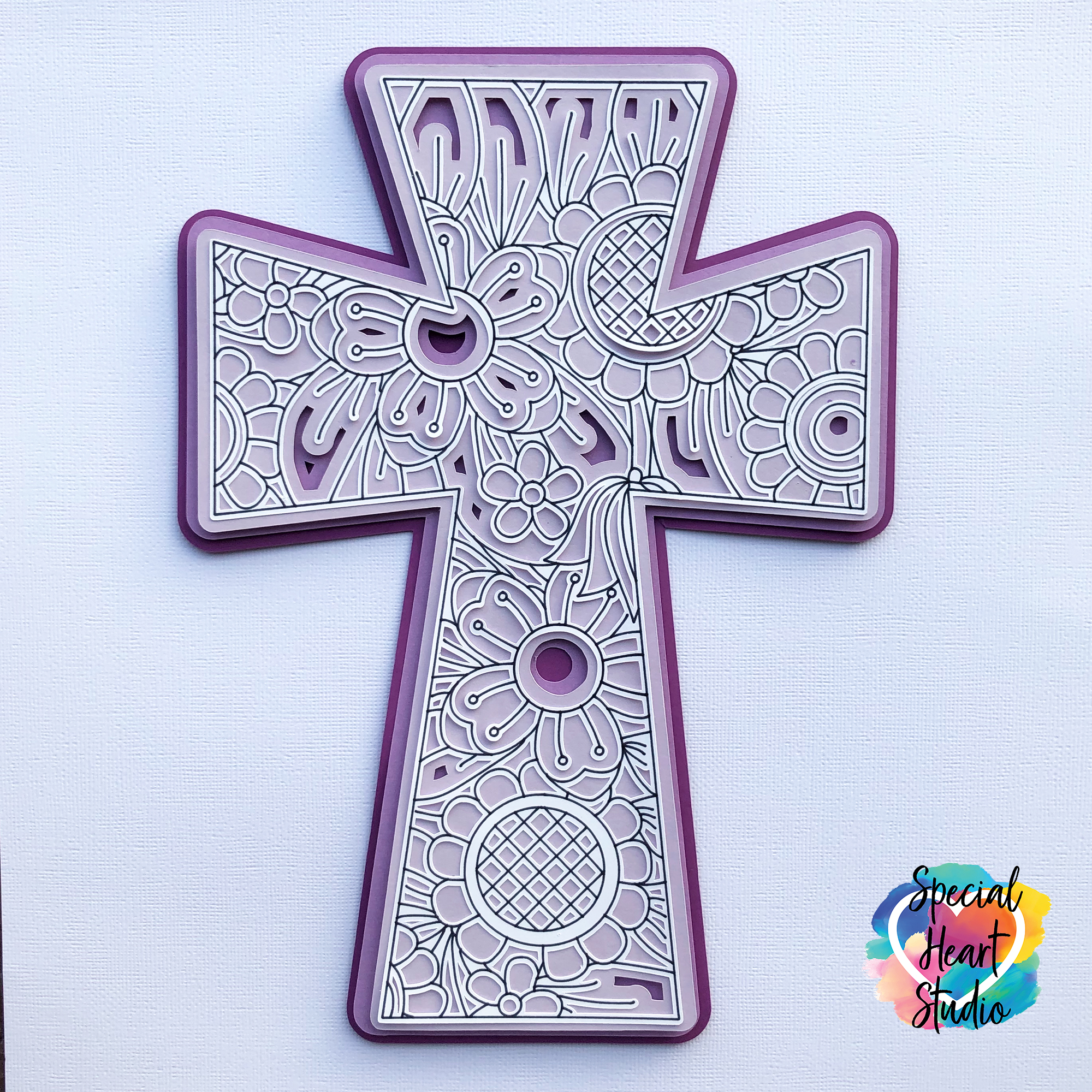 Download Free Layered Cross Svg Special Heart Studio Cut Files Crafts And Fun