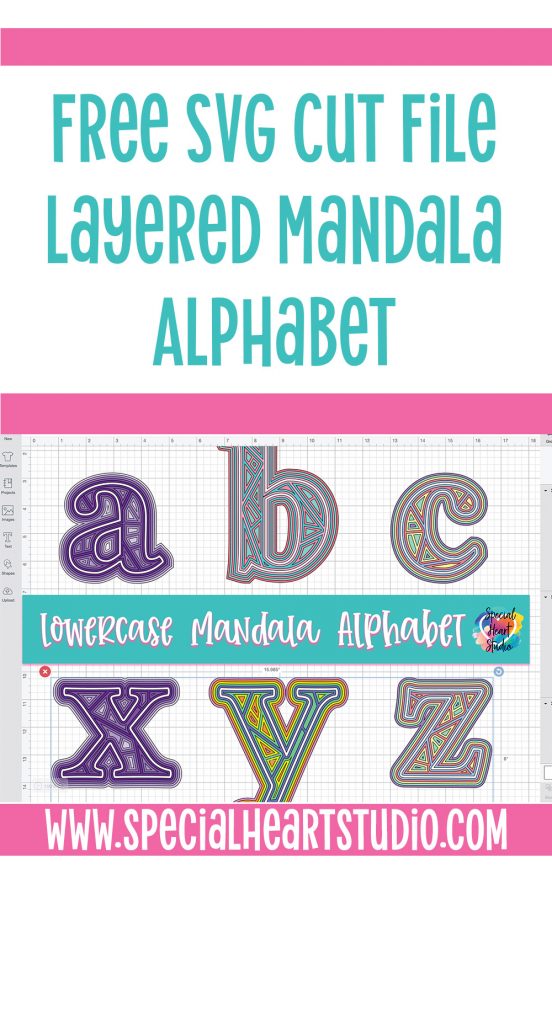 Download Lowercase Alpha Set Free Cut Files Special Heart Studio SVG, PNG, EPS, DXF File