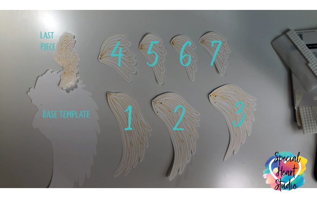 Download Layered Angel Wings Cut File Special Heart Studio