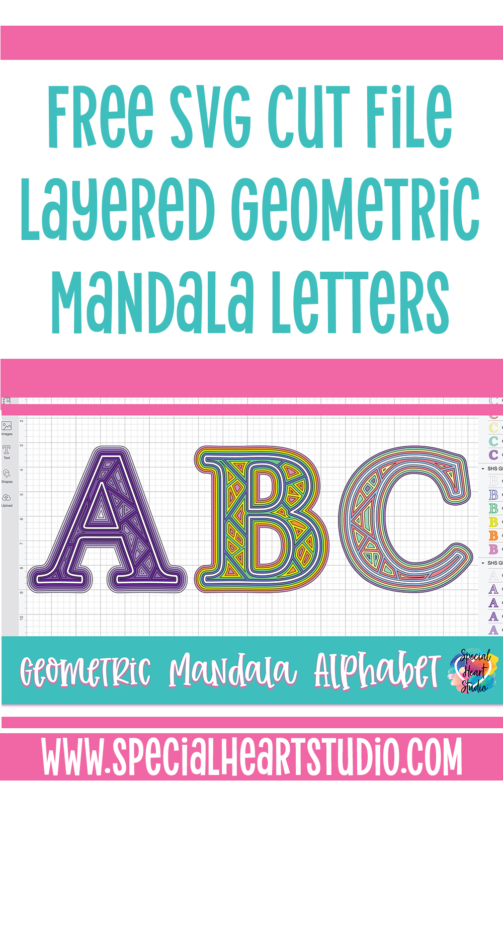 Layered Alphabet Svg For Crafters Layered Svg Cut Fil - vrogue.co