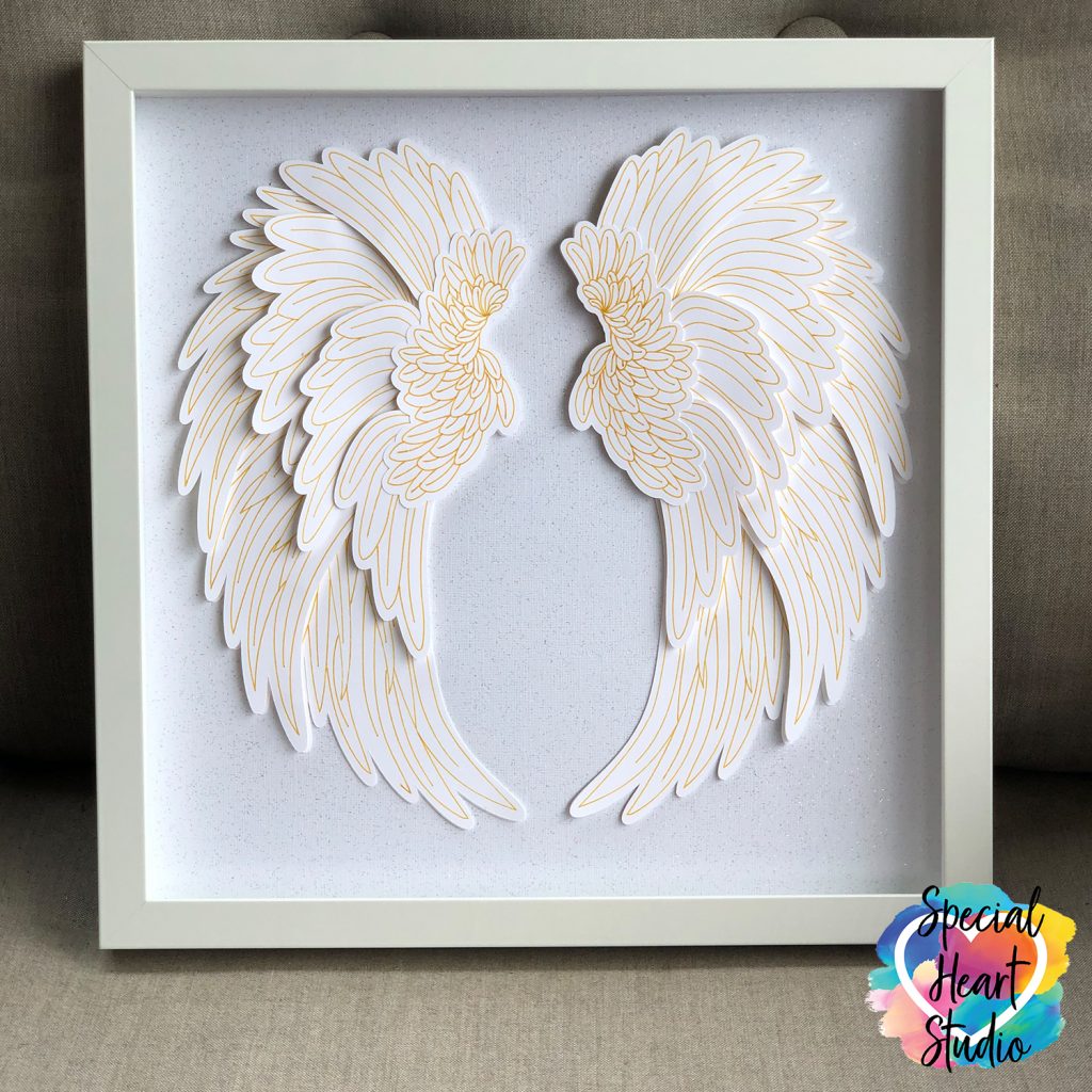 Download Layered Angel Wings Cut File Special Heart Studio