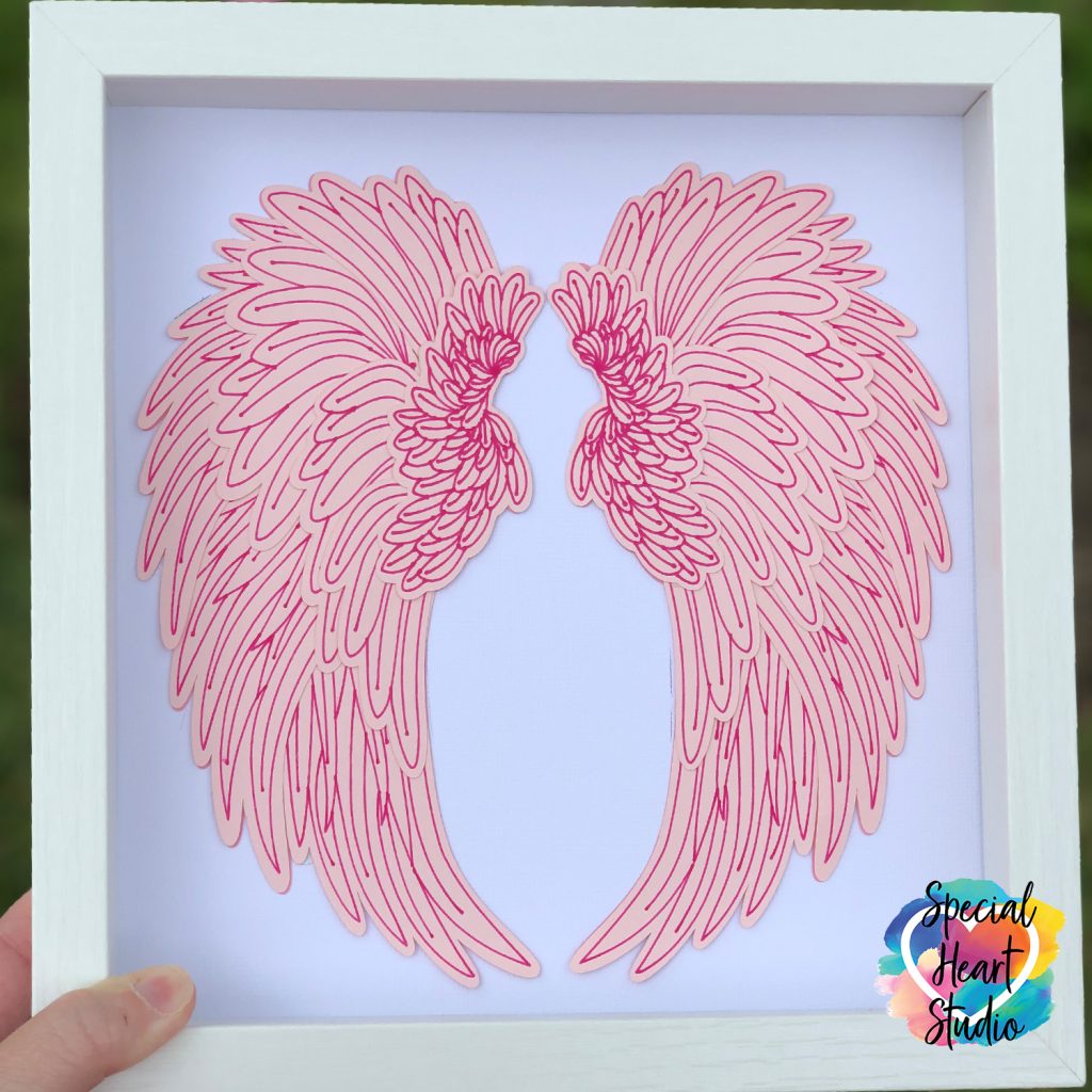 Layered Angel Wings Cut File Special Heart Studio