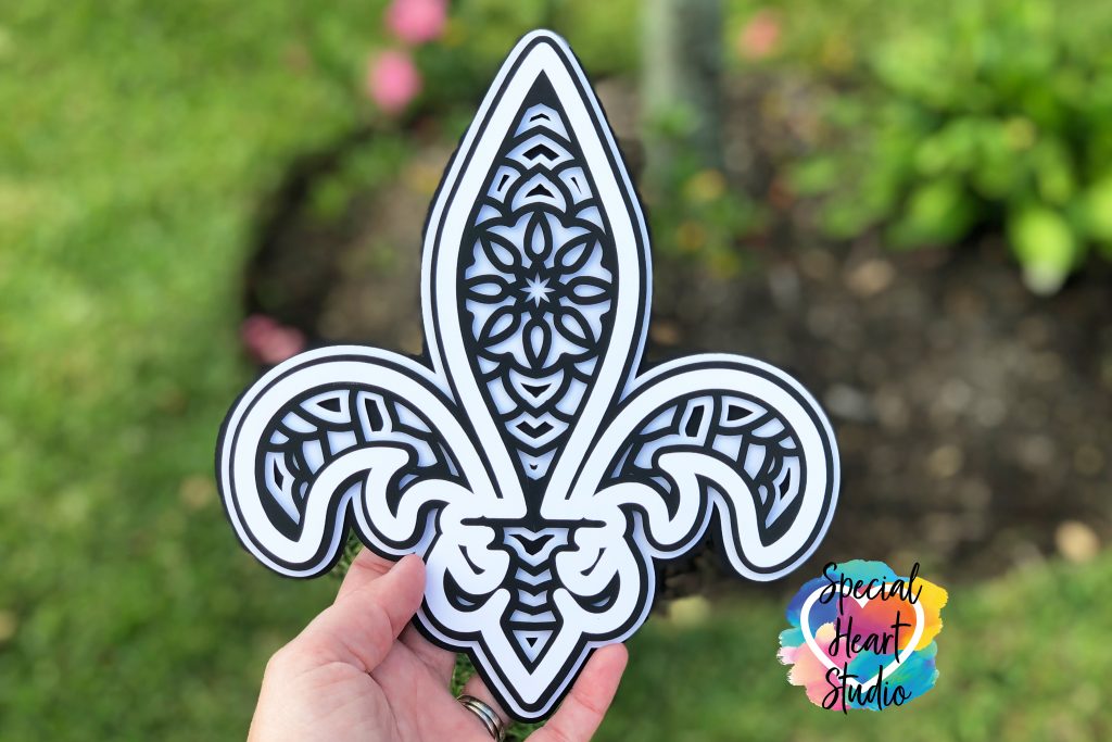 Fleur De Lis, Decorative Design Free Svg File - SVG Heart