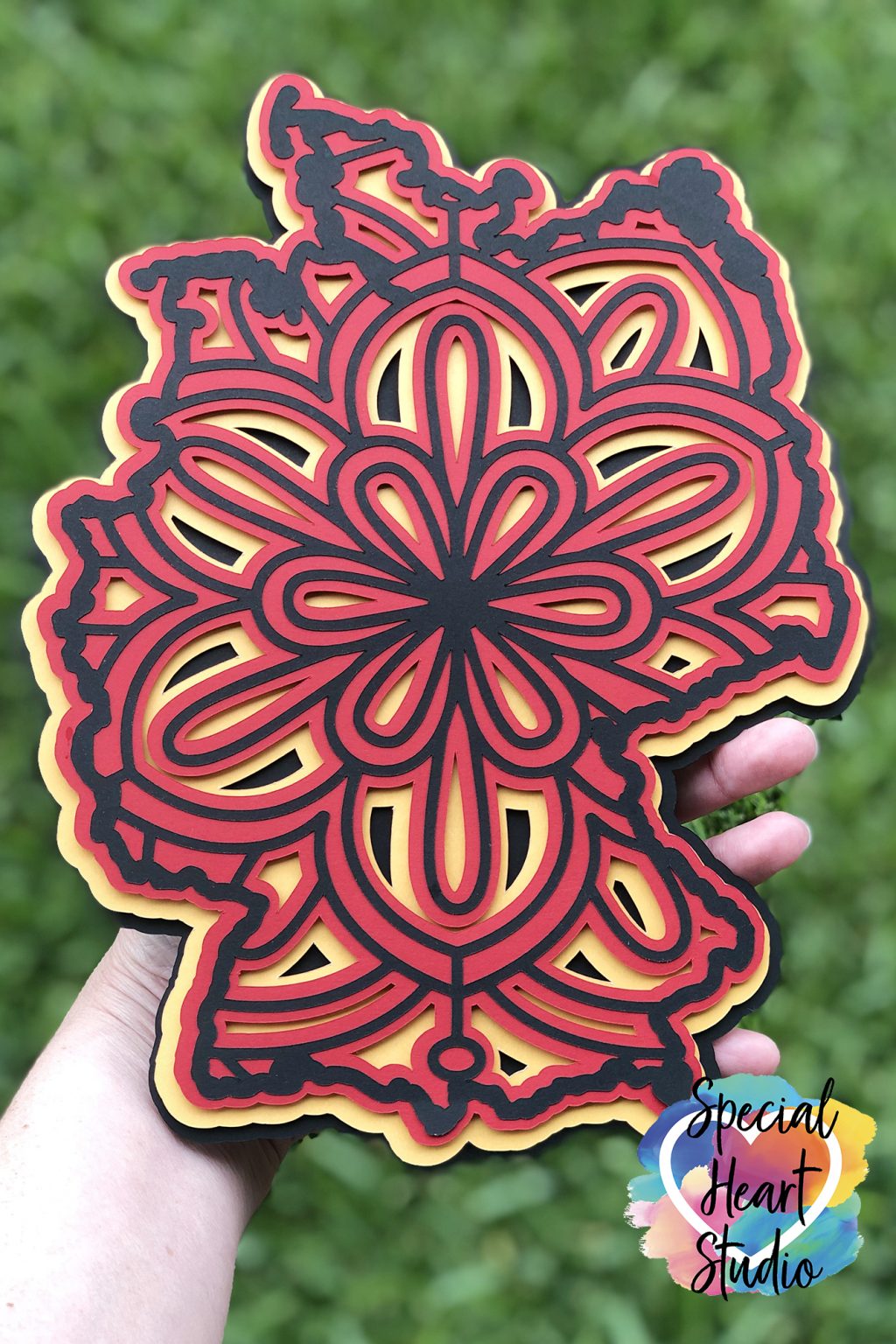LAYERED MANDALA COUNTRIES CUT FILES SPECIAL HEART STUDIO