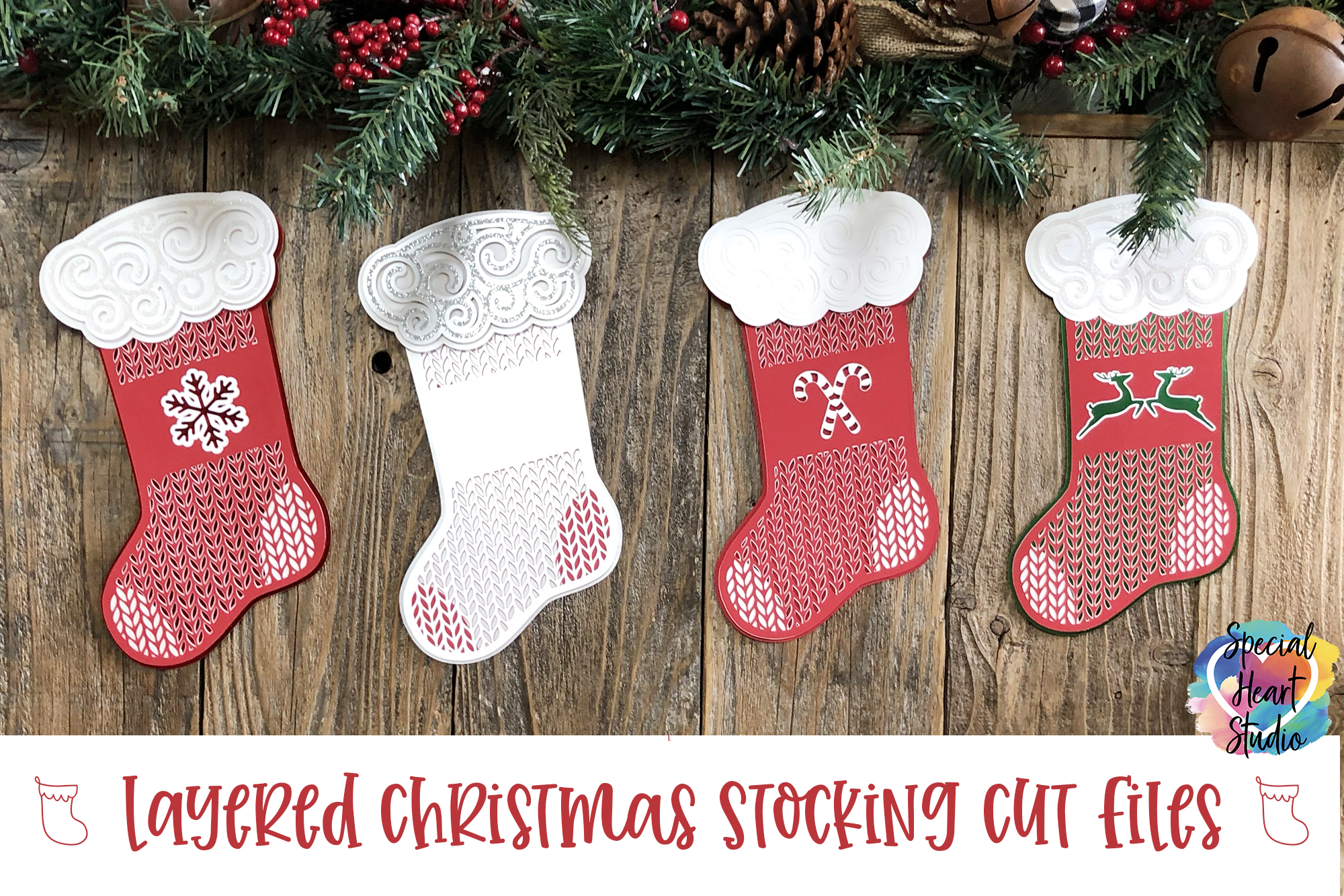 LAYERED CHRISTMAS STOCKINGS