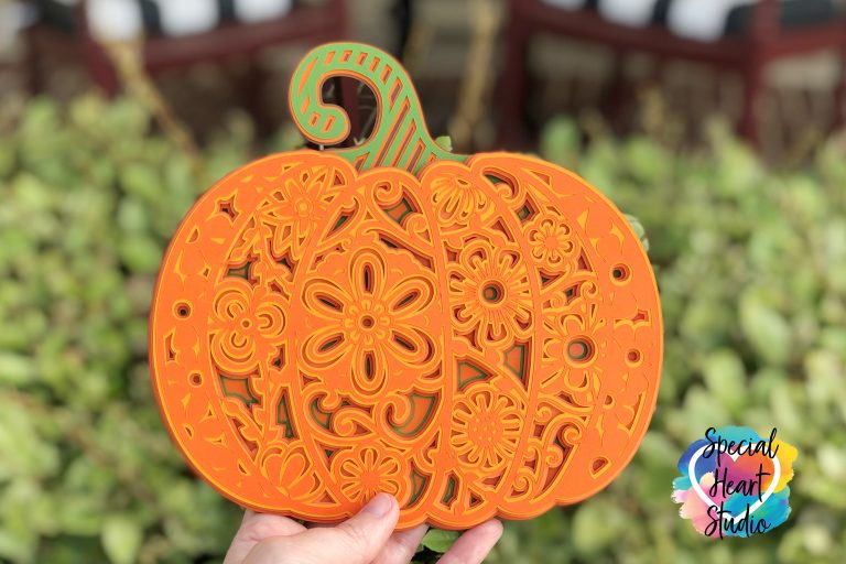 LAYERED PUMPKIN MANDALA