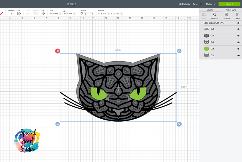 Free Free 118 Layered Cat Mandala Svg SVG PNG EPS DXF File