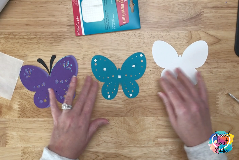 Download How To Make A Layered Butterfly With Cardstock Special Heart Studio