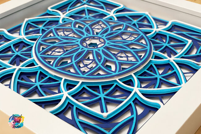 How to Cut A Layered Mandala with Cricut - Special Heart Studio