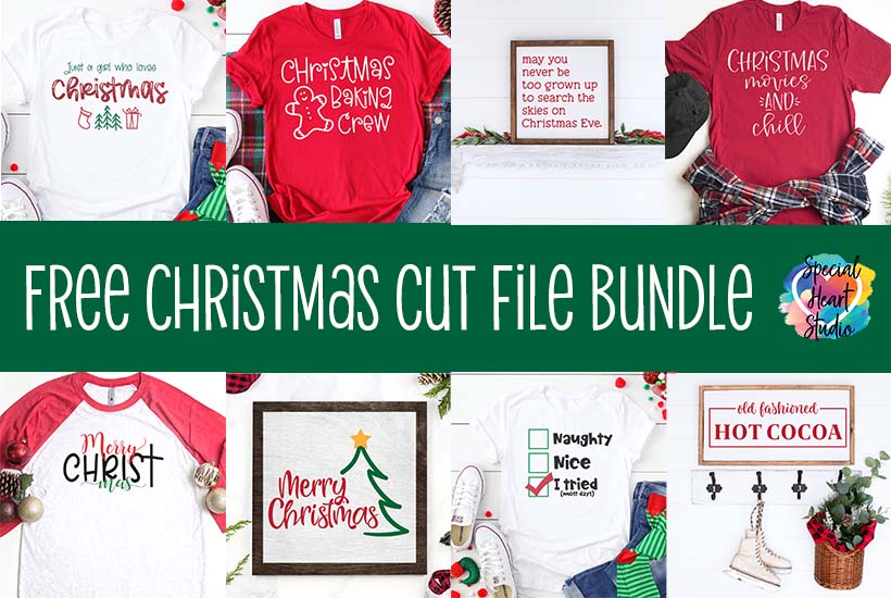 FREE CHRISTMAS CUT FILE BUNDLE - SPECIAL HEART STUDIO