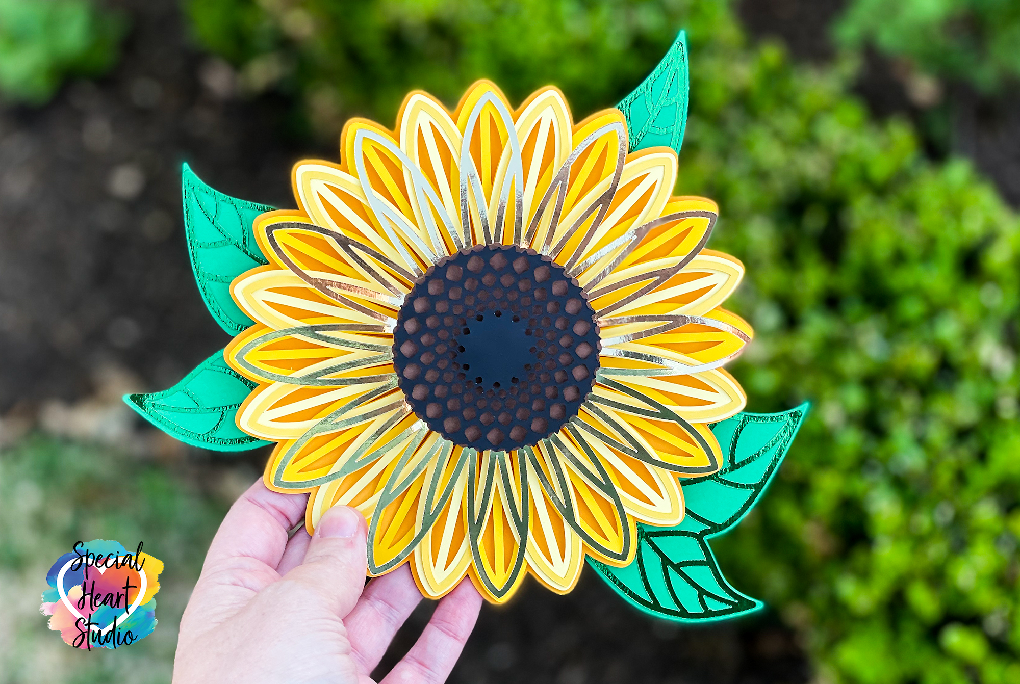 Layered Sunflower Mandala