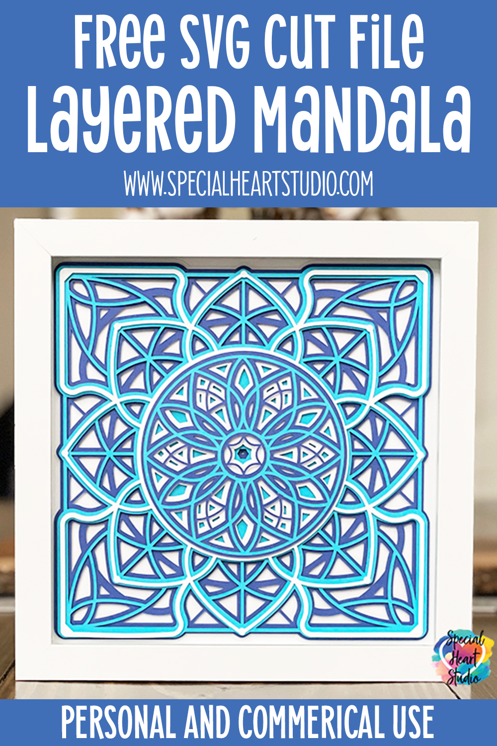 How to Cut A Layered Mandala with Cricut Special Heart Studio