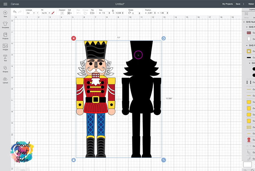 Download How To Assemble A Layered Nutcracker Special Heart Studio