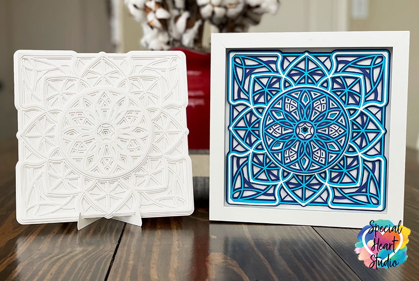 How To Cut And Assemble A Square Layered Mandala