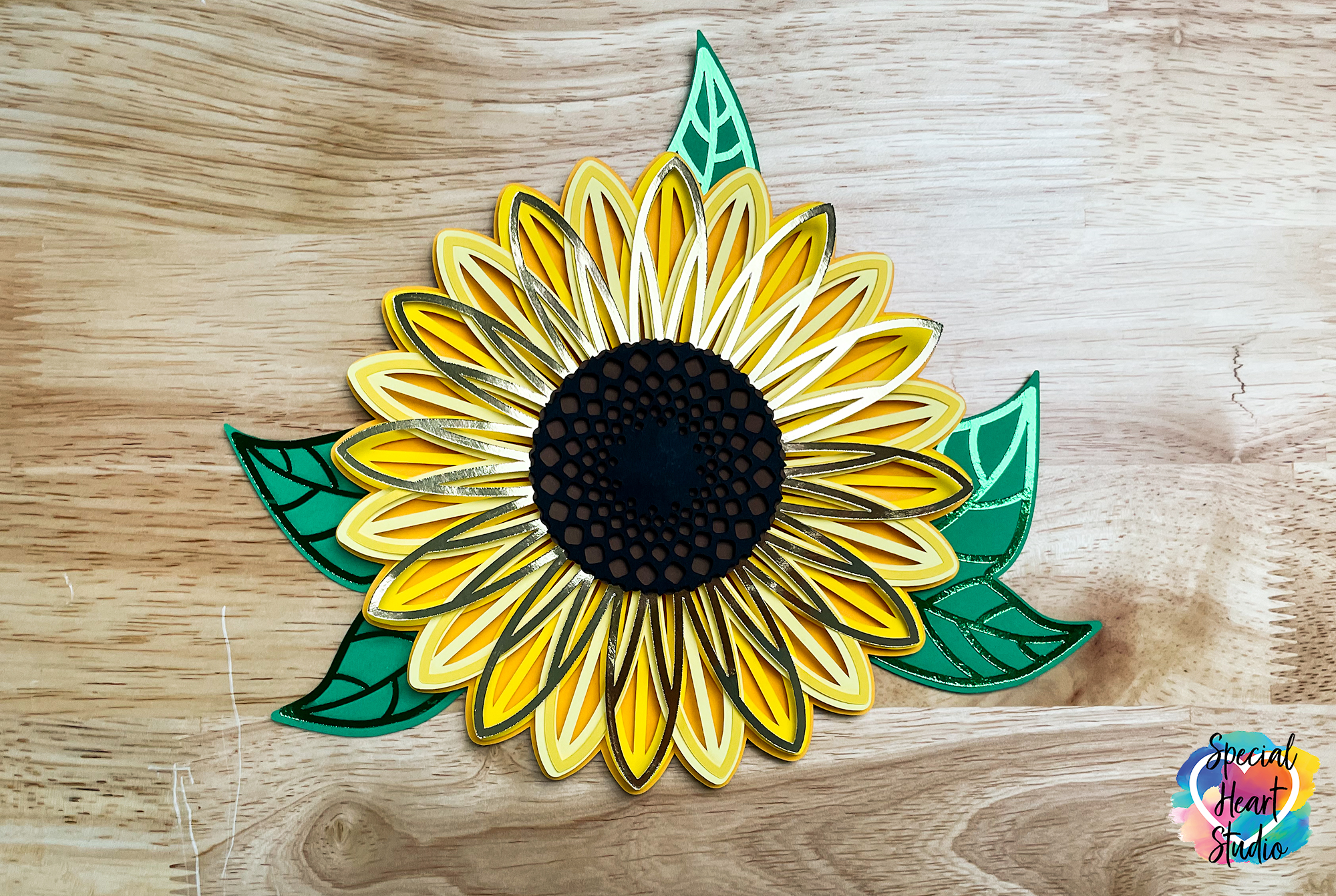 Download Layered Sunflower Mandala Special Heart Studio