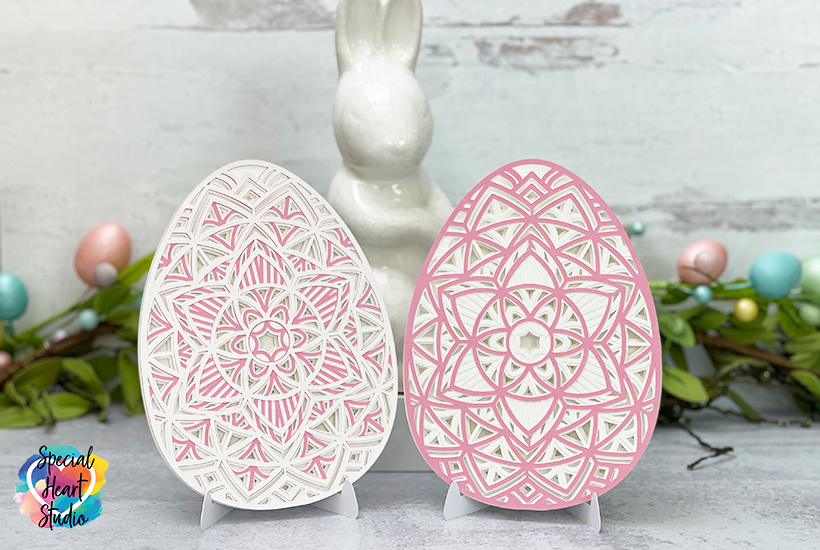 Free Layered Mandala Easter Egg Special Heart Studio